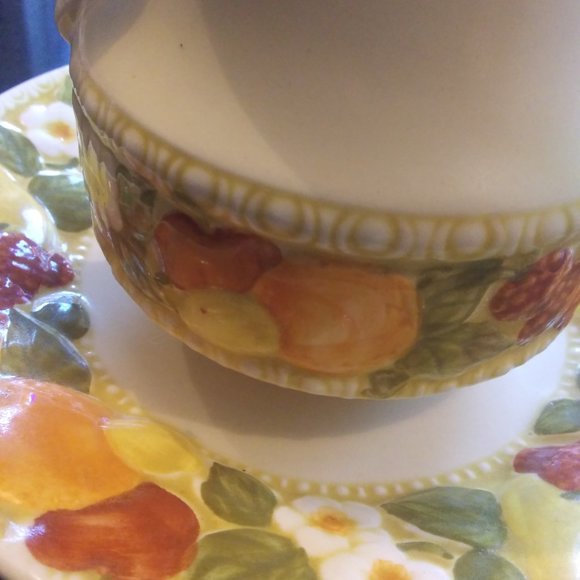 Vernon Ware by Metlox Della Robia Pitcher Creamer California - Picture 11 of 14